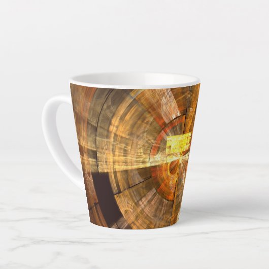 Integriteit Abstracte kunst Latte Mok (Linkerhoek)