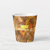 Integriteit Abstracte kunst Latte Mok (Voorkant)