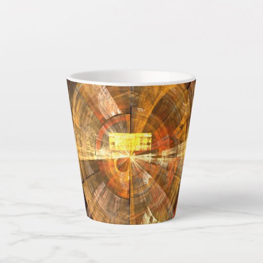Integriteit Abstracte kunst Latte Mok (Voorkant)