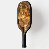 Integriteit Abstracte kunst Pickleball Paddle (Links)