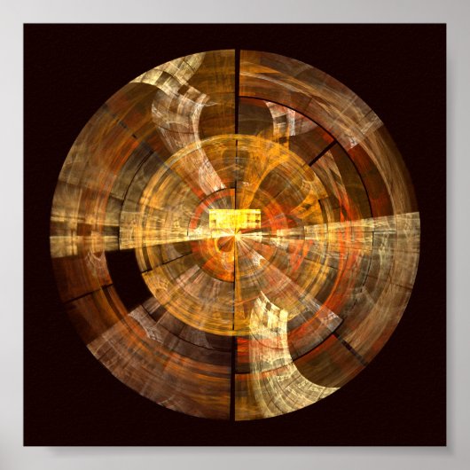 Integriteit Abstracte kunst Poster (Voorkant)