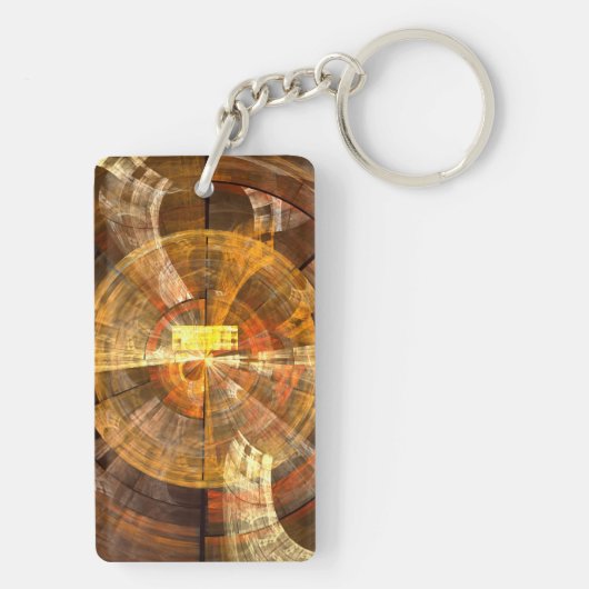 Integriteit Abstracte kunst Sleutelhanger (achterkant)