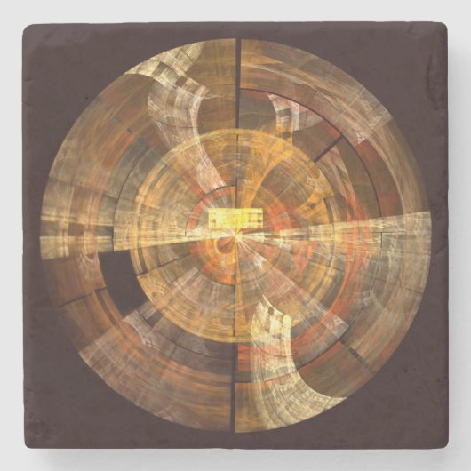 Integriteit Abstracte kunst Stenen Onderzetter (Voorkant)
