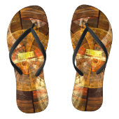 Integriteit Abstracte kunst Teenslippers (Voetbed)