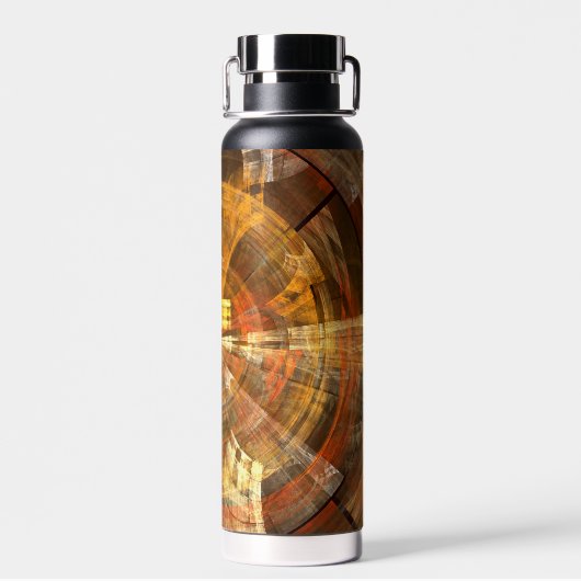 Integriteit Abstracte kunst Waterfles (Achterkant)