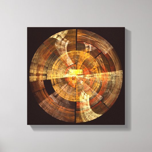 Integriteit Abstracte kunst zwart-wit Canvas Afdruk (Voorkant)