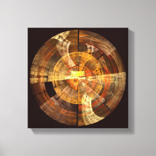 Integriteit Abstracte kunst zwart-wit Canvas Afdruk