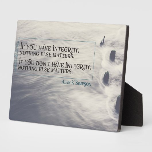 Integriteit hebben fotoplaat (Zijkant)