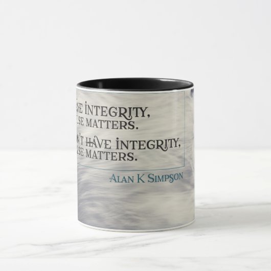 Integriteit hebben mok (Midden)