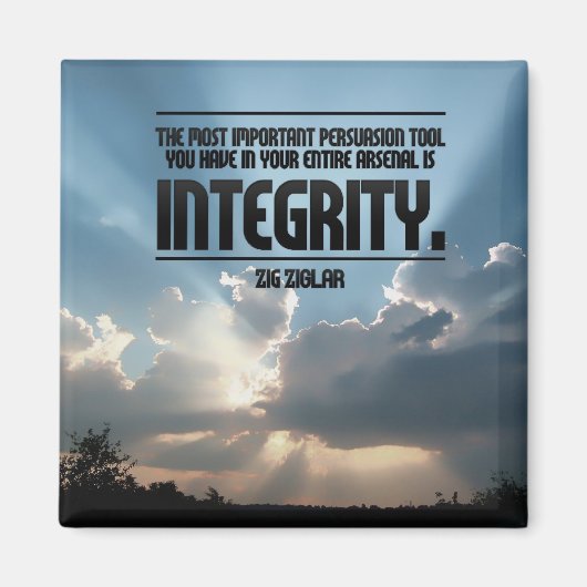 Integriteit Inspirerend Button Magneet (Voorkant)