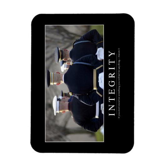 Integriteit: Inspirerend prijsopgave Magneet (Verticaal)