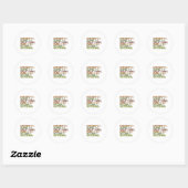 Integriteit is het juiste doen, zelfs als... ronde sticker (Vel)