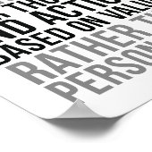 Integriteit kiest voor jouw ideeën en acties poster (Hoek)