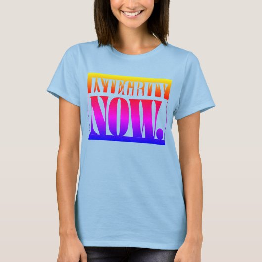 INTEGRITEIT NU. T-SHIRT (Voorkant)