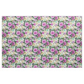 INTEGRITEIT Paarse Mint Gold Floral Stof (Yard (91,4 cm))
