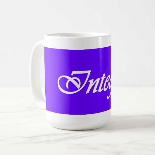 Integriteit - persoonlijke Progress Value-Mok Koffiemok (Voorkant links)