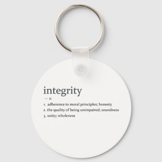 integriteit sleutelhanger (Voorkant)