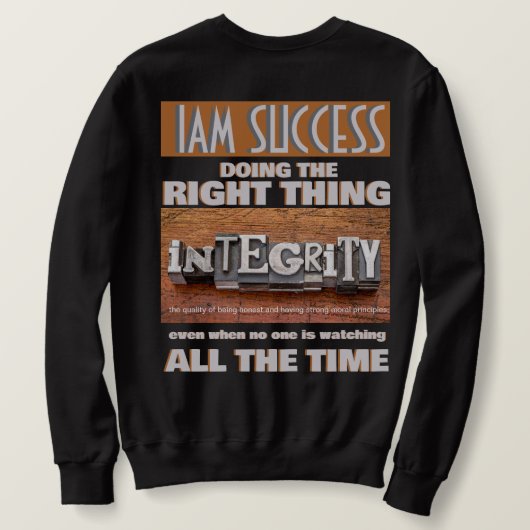 INTEGRITEIT TRUI (Design achterkant)