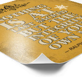 Integriteit van je eigen geest foto afdruk (Hoek)