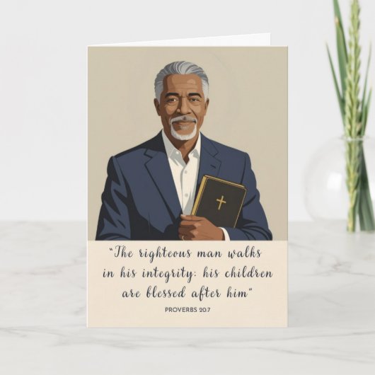 Integriteit van Vaderdagkaart Feestdagen Kaart (Voorkant)