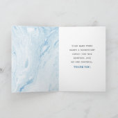 Integriteit, verbintenis tot excellentietoewijzing bedankkaart (Binnen)