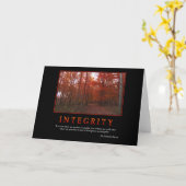 Integriteit Wenskaart Kaart (Gele Bloem)