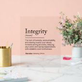 Integriteitsdefinitie Acryl Bord (Huwelijk)