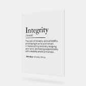 Integriteitsdefinitie Acryl Bord (Hoek)