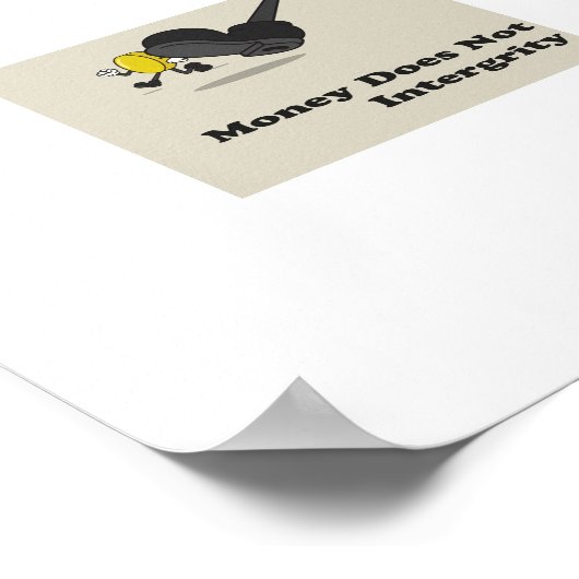 Integriteitskwesties (Matte) Poster (Hoek)