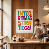 Integrity As Strategy - Typography Print |Wall Art