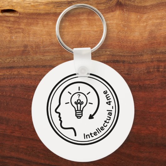 Intellectual-4me-pet Sleutelhanger (Voorkant)