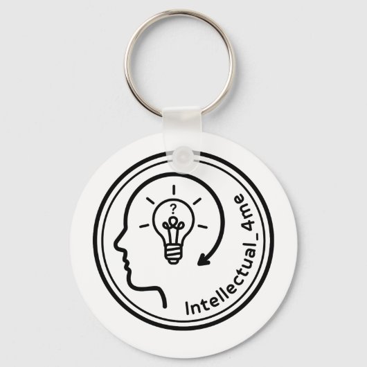 Intellectual-4me-pet Sleutelhanger (Achterkant)