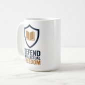 Intellectual Freedom Defense Koffiemok (Voorkant links)