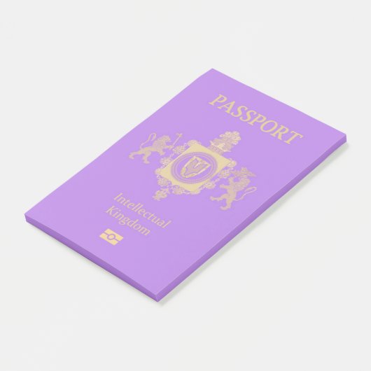 Intellectual Kingdom Passport Post-it® Notes (Schuin)