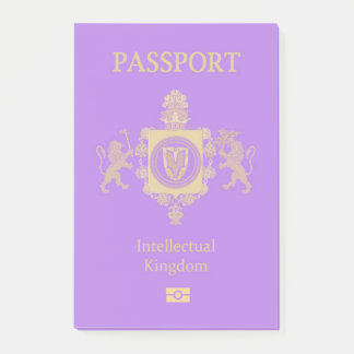 Intellectual Kingdom Passport Post-it® Notes