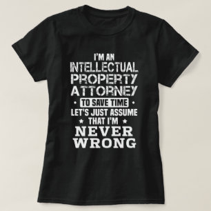 Intellectueel eigendomsrecht t-shirt