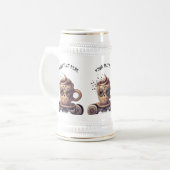 INTELLECTUELE KOFFIE IN EEN SKATER BIERPUL (Voorkant links)