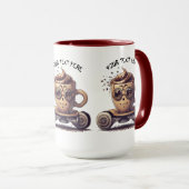 INTELLECTUELE KOFFIE IN EEN SKATER MOK (Voorkant rechts)