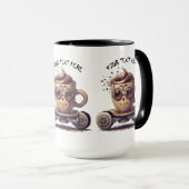 INTELLECTUELE KOFFIE IN EEN SKATER MOK (Voorkant rechts)