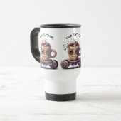 INTELLECTUELE KOFFIE IN EEN SKATER REISBEKER (Voorkant links)