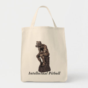 Intellectuele Pitbull Tote Bag