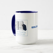 Intellectuele vrijheid mok (Voorkant links)