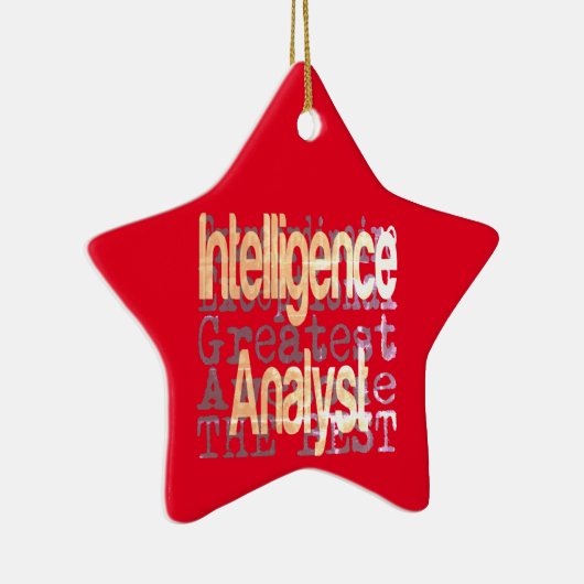 Intelligence Analyst Extraordinaire Keramisch Ornament (Rechts)
