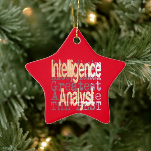 Intelligence Analyst Extraordinaire Keramisch Ornament (Boom)
