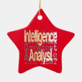 Intelligence Analyst Extraordinaire Keramisch Ornament (Voorkant)