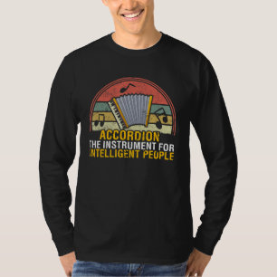 Intelligent accordeon speler cordionist Harmonic T-shirt