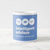 Intelligent-Advisor.com Mok 2021 Extra groot donke (Voorkant)