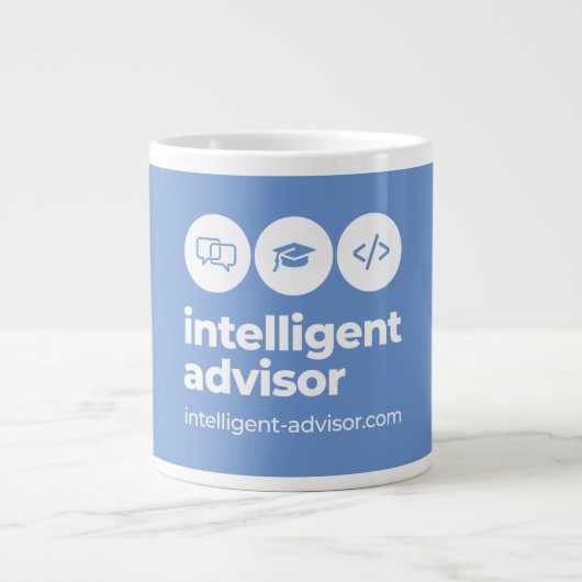 Intelligent-Advisor.com Mok 2021 Extra groot donke (Voorkant)