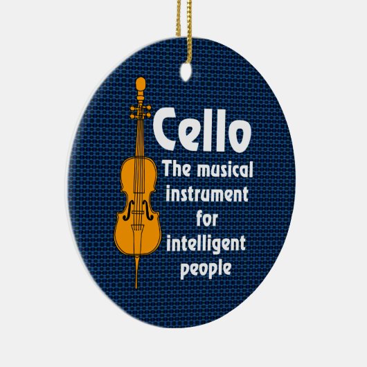 Intelligent Cello Keramisch Ornament (Rechts)