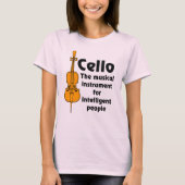 Intelligent Cello T-shirt (Voorkant)